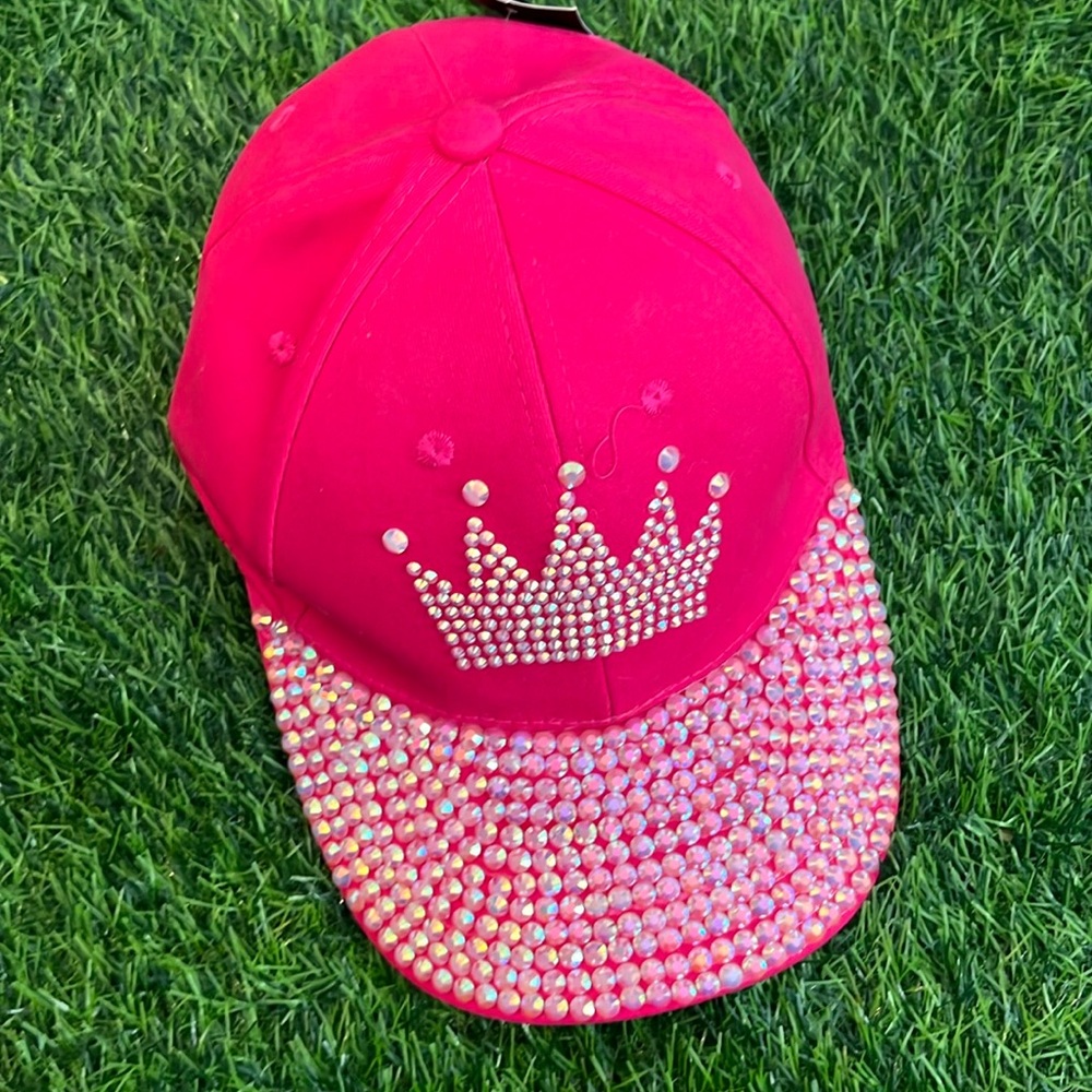 Vitalia Crown Cap NWT OSFM Rhinestone Bling
